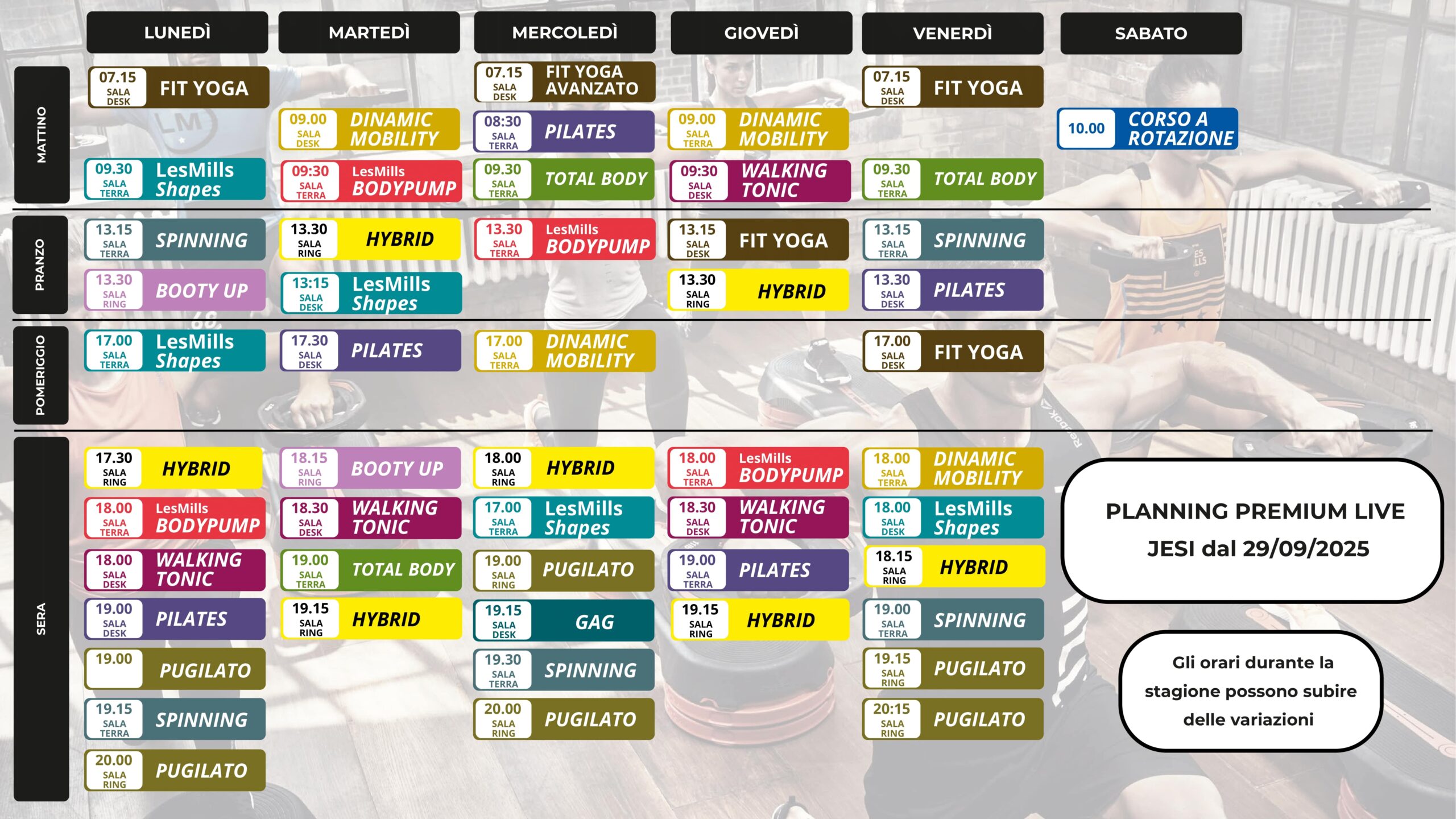 fitness jesi ottobre 25 pdf (1)-1 JESI Planning PREMIUM LIVE dal 20.01.25