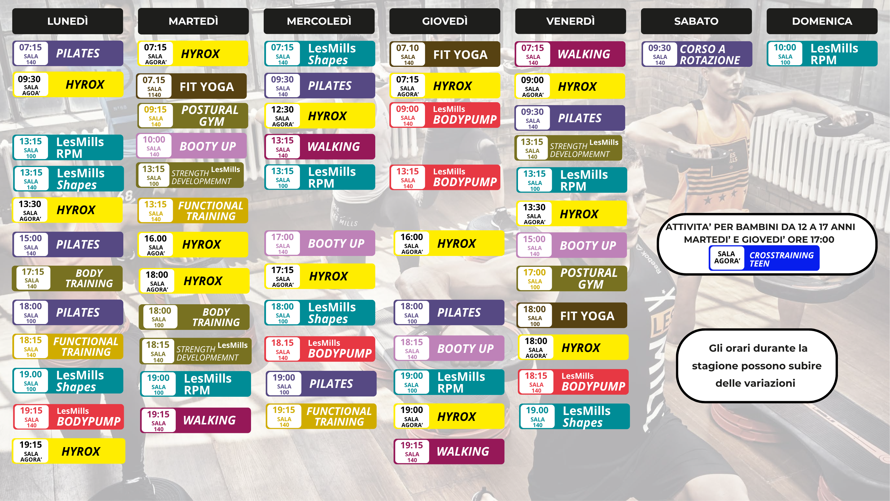 orario camerano (2) Fitness Square - CAMERANO Planning PREMIUM LIVE dal 17.03.25